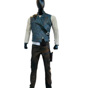 Cal Kestis Leather with Leather Belt and Shoulder Guard