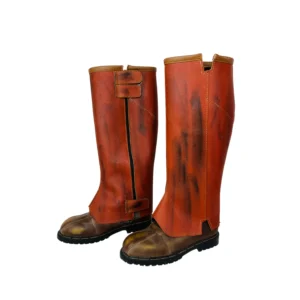 Leather boot cover
